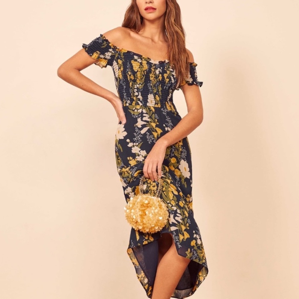 Reformation Murphy Floral Dress